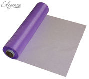 Eleganza Soft Sheer Organza 29cm x 25m Purple - Organza / Fabric